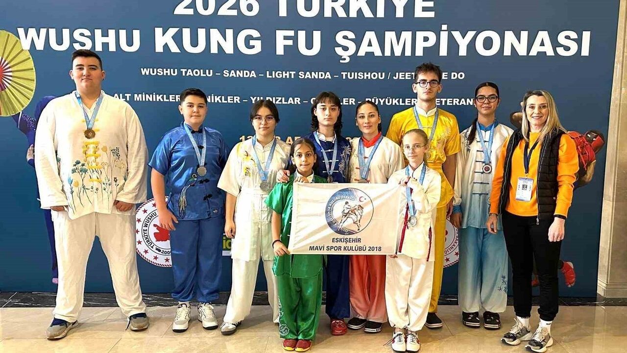 Eskişehirli Wushu Sporcusu Mislina 2026 Türkiye Şampiyonası'nda 3 Derece
