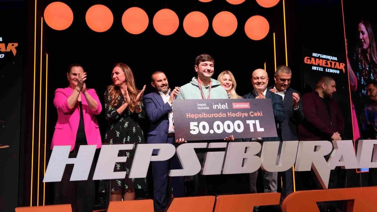 Gamestar Turnuvası Sonuçlandı: Hepsiburada-Intel-Lenovo Ortaklığında Arda Can Kaygusuz 500 Bin TL'yi Kazandı