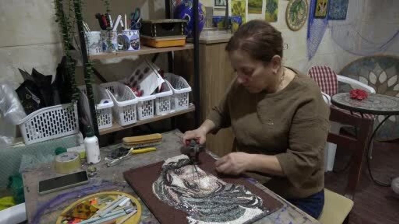 Gaziantep'in Mozaik Ustası Ayşegül Yener: Avrupa Hedefi