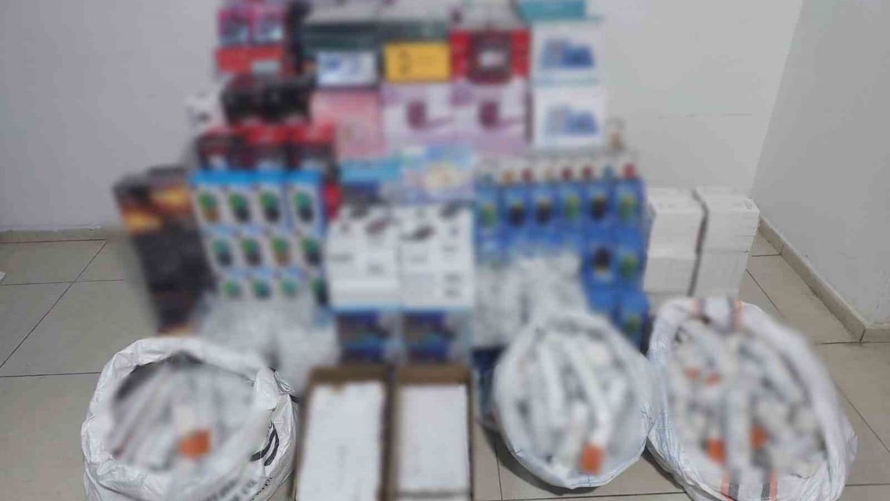 Gaziantep’te 1,3 milyon TL’lik gümrük kaçağı elektronik ele geçirildi: 1 gözaltı