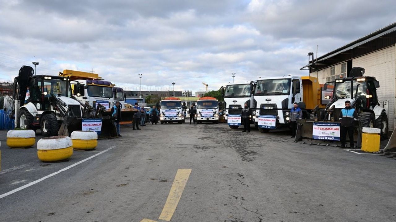 Gaziosmanpaşa Belediyesi Kışa Hazır: 40 Araç, 100 Personel, 2 bin 200 ton tuz