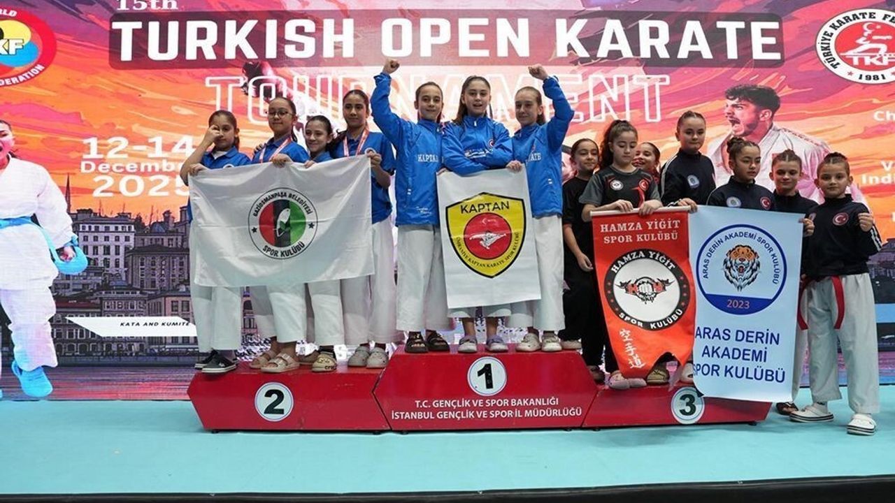 Gaziosmanpaşa Turkish Open’da 20 Madalya ile Öne Çıktı