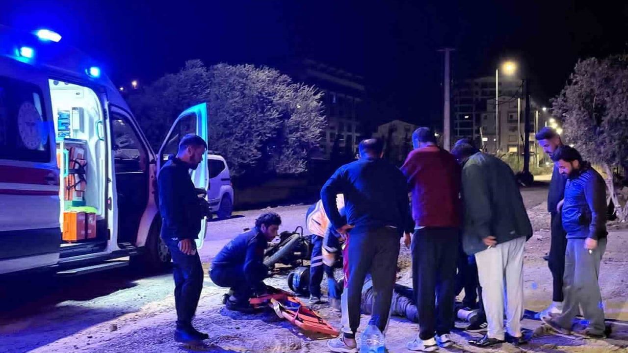 Gazipaşa'da Alkollü Motosiklet Kazası: 1 Yaralı