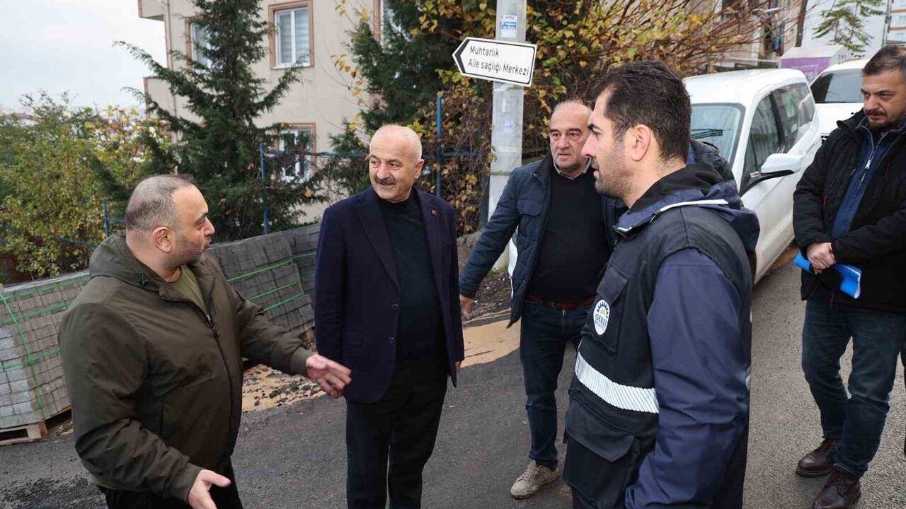 Gebze'de 21 bin ton asfaltla üstyapı yenilendi — Adem Yavuz Mahallesi