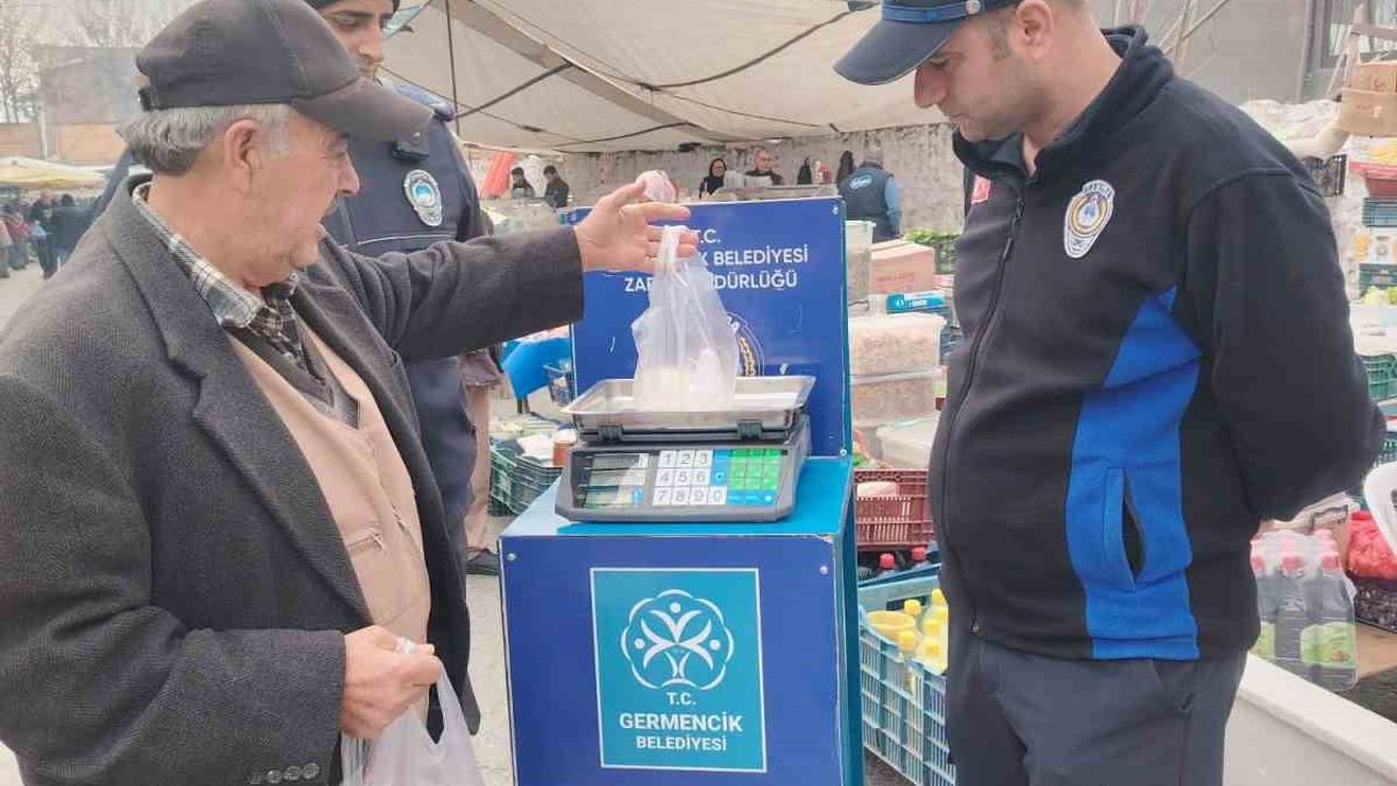Germencik'te Pazarlar 'Kontrol Kantarı' ile Adil ve Ücretsiz Denetim