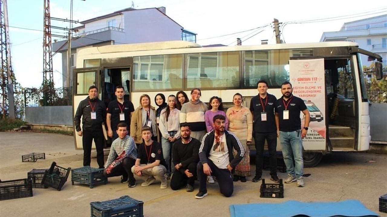 Giresun’da Hayat Kurtaran Yarış: 30 Ekip Acil Müdahalede Yarıştı