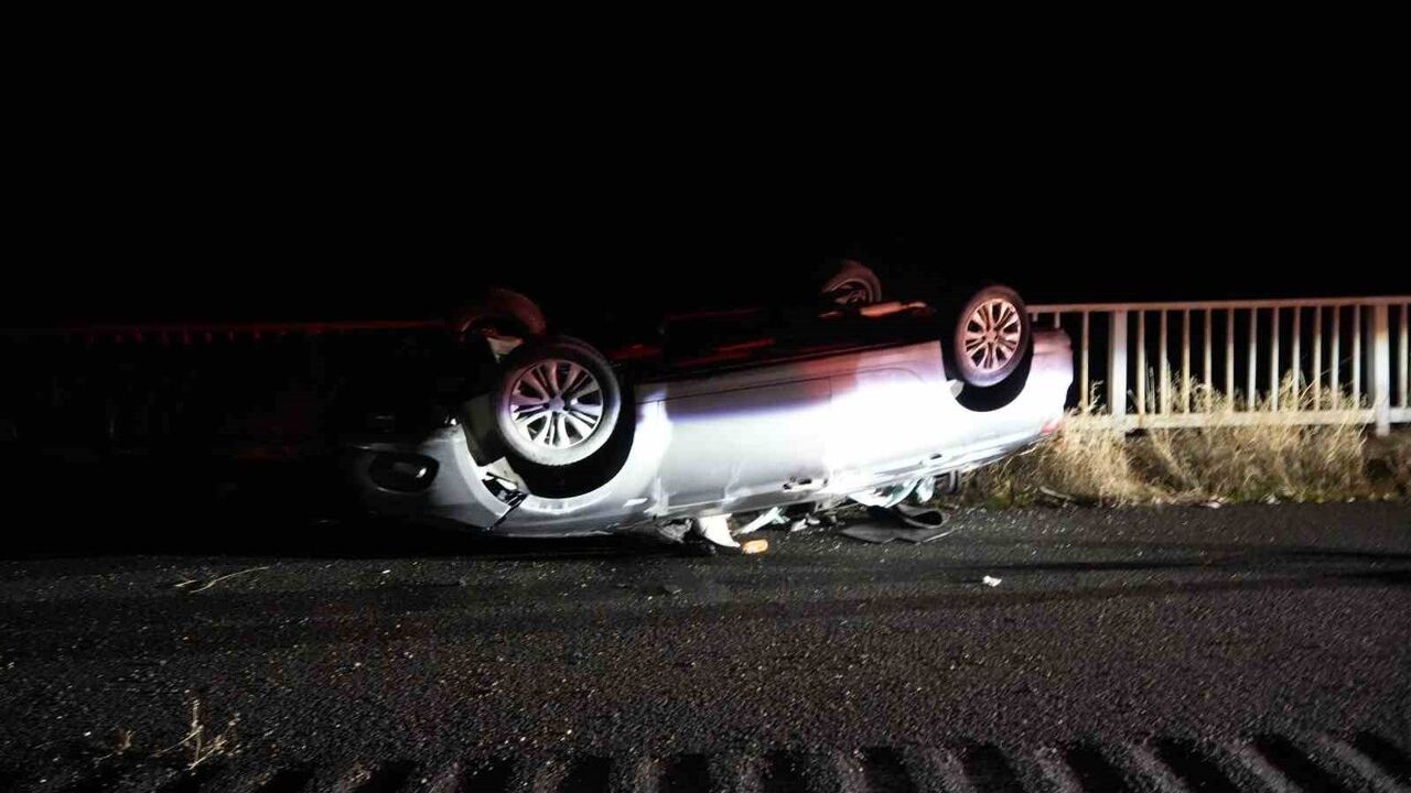 Gümüşhane'de Otomobil Takla Attı: 5 Yaralı