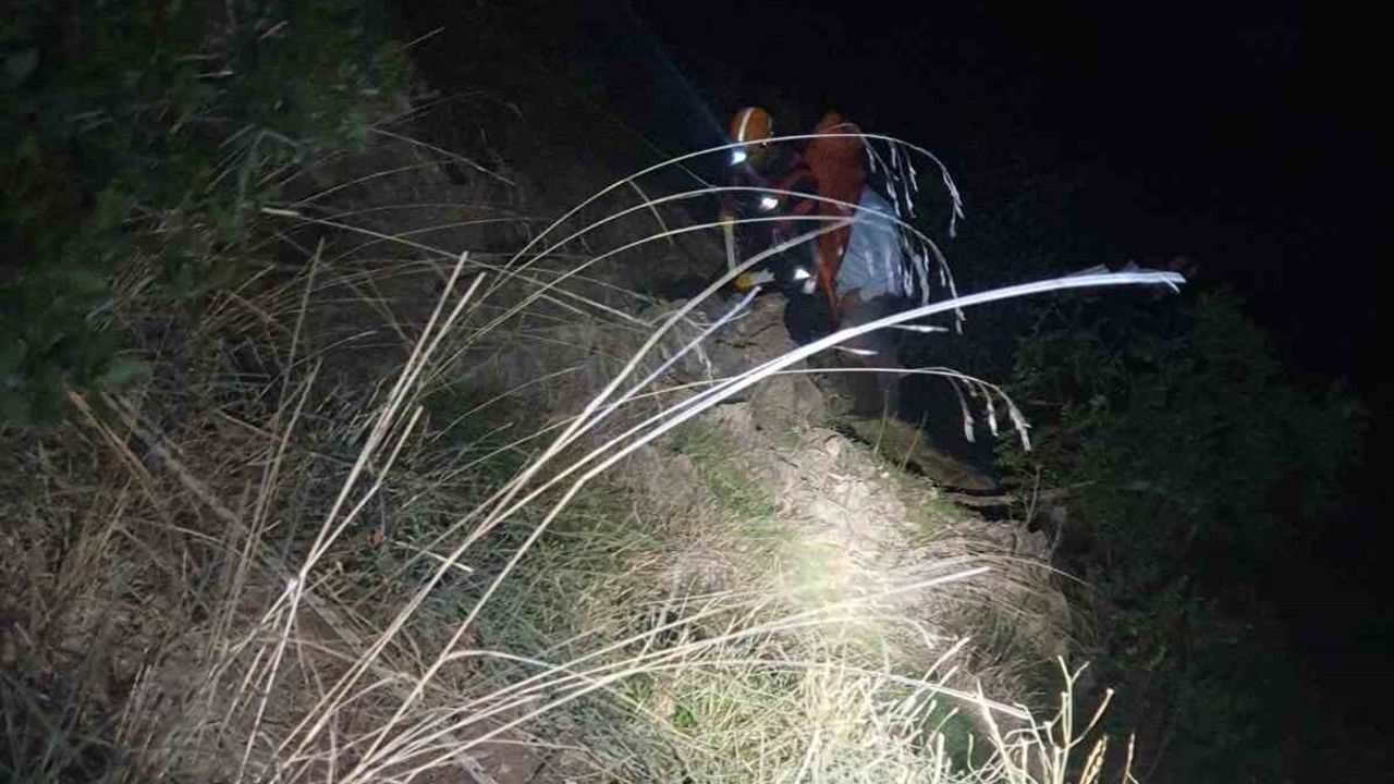 Gürsu'da Ormanlık Alanda Mahsur Kalan Selami Uludağ, AFAD, UMKE ve İtfaiye Tarafından Kurtarıldı