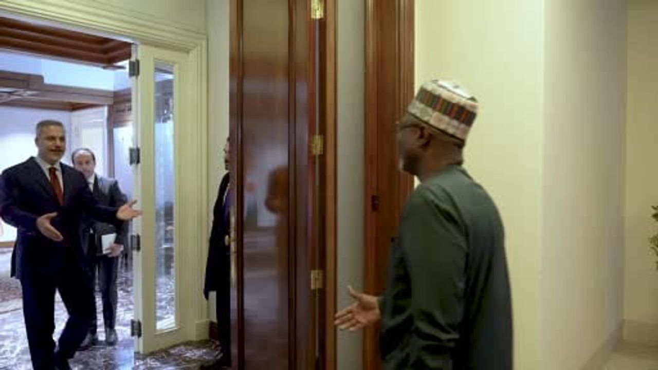 Hakan Fidan Ankara'da Nijerli Mevkidaşı Bakary Yaou Sangare ile Görüştü