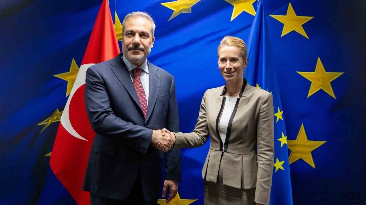 Hakan Fidan, Kaja Kallas ile Brüksel'de Görüştü