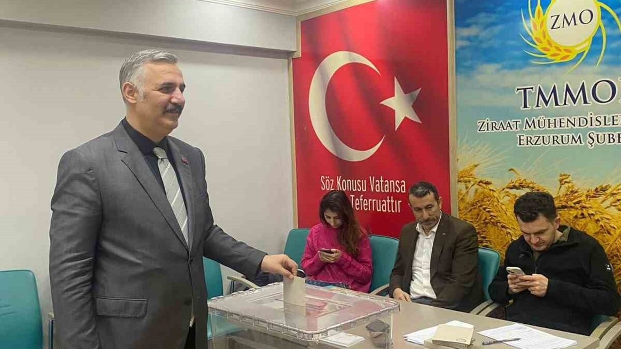 Hasan Ali Kayabaşı, Erzurum Ziraat Mühendisleri Odası Başkanı Seçildi