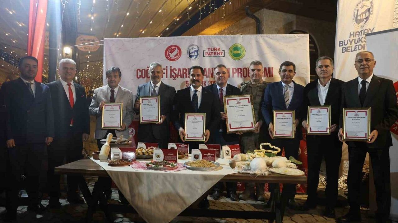 Hatay'da 7 Yeni Coğrafi İşaret: Ali Nazik ve Hatay Sarısı İpeği Tescillendi