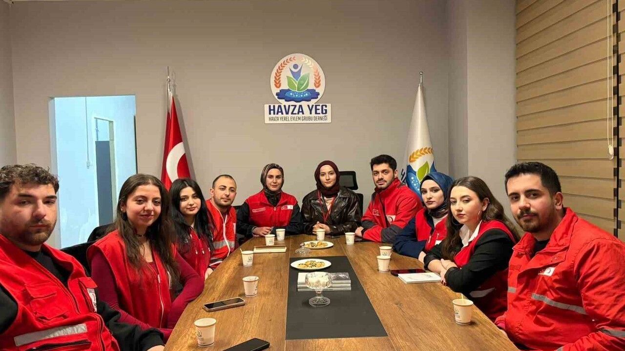 Havza'da Genç Kızılay Gençlik Buluşması