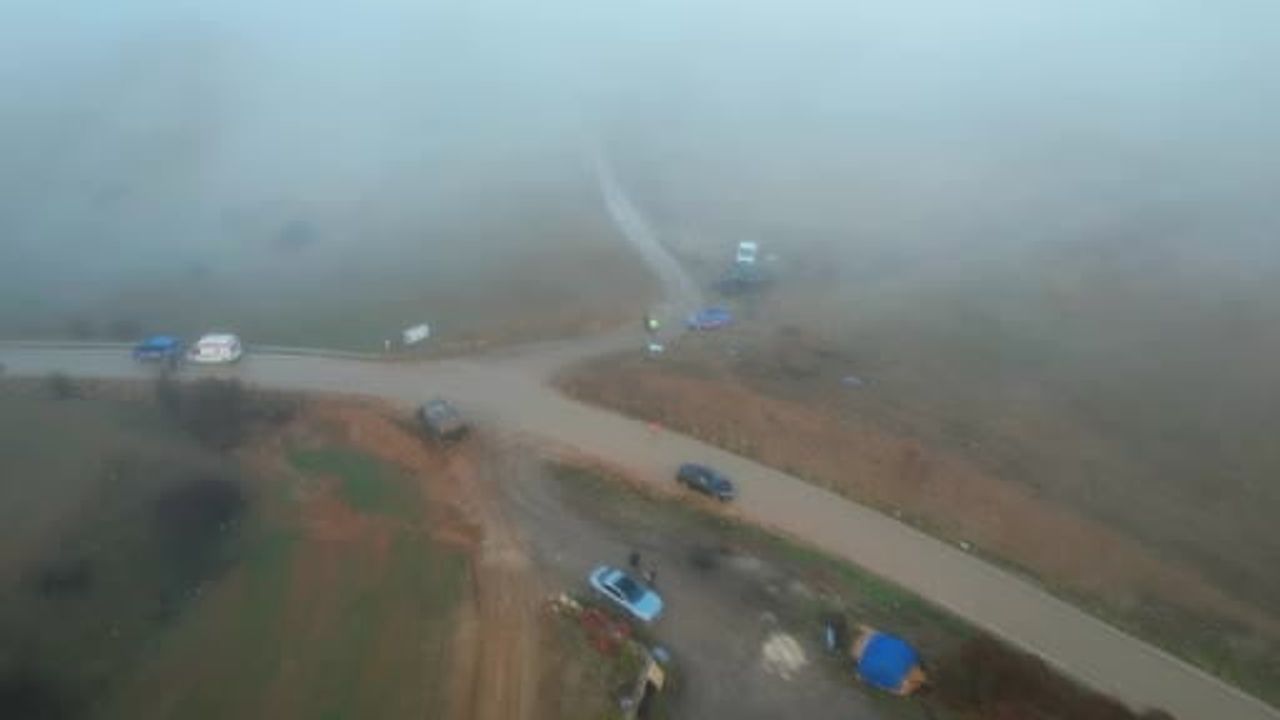 Haymana'da Libya Genelkurmay Başkanını Taşıyan Uçak Düştü — Olay Yeri Görüntüleri