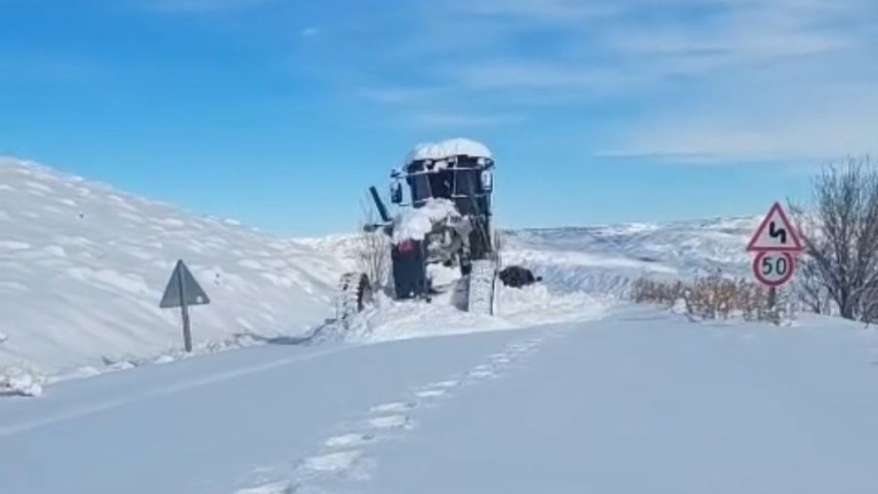 Iğdır'da Yoğun Kar: 53 Köy Yolu Kapandı