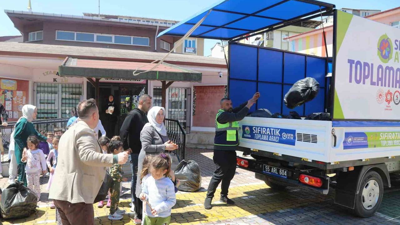 İlkadım'da Sıfır Atık Hamlesi: 204 Bin Kilogram Atık Toplandı