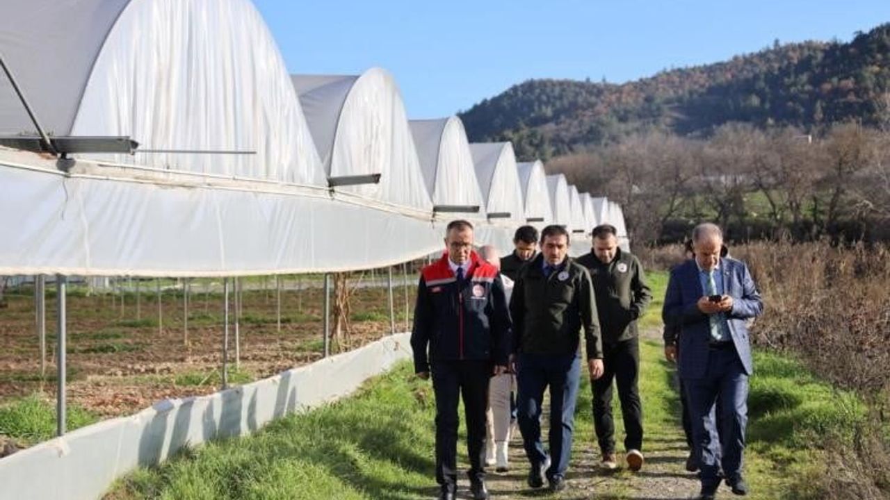 İnhisar'da Yüzde 50 Hibe ile 14 Dekarlık Modern Sera Üretime Katkı Sağlıyor
