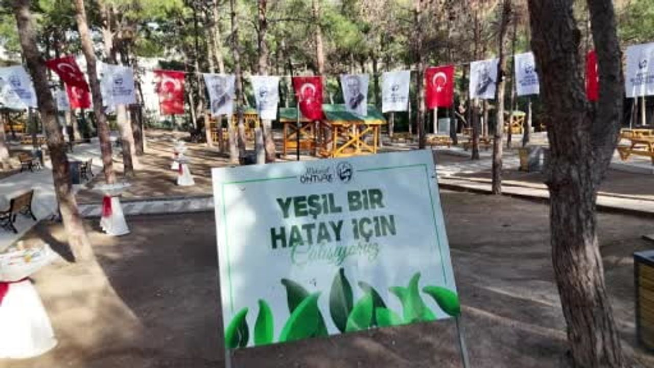 İskenderun'a Nefes: 15 Bin m² Orman Parkı Açıldı