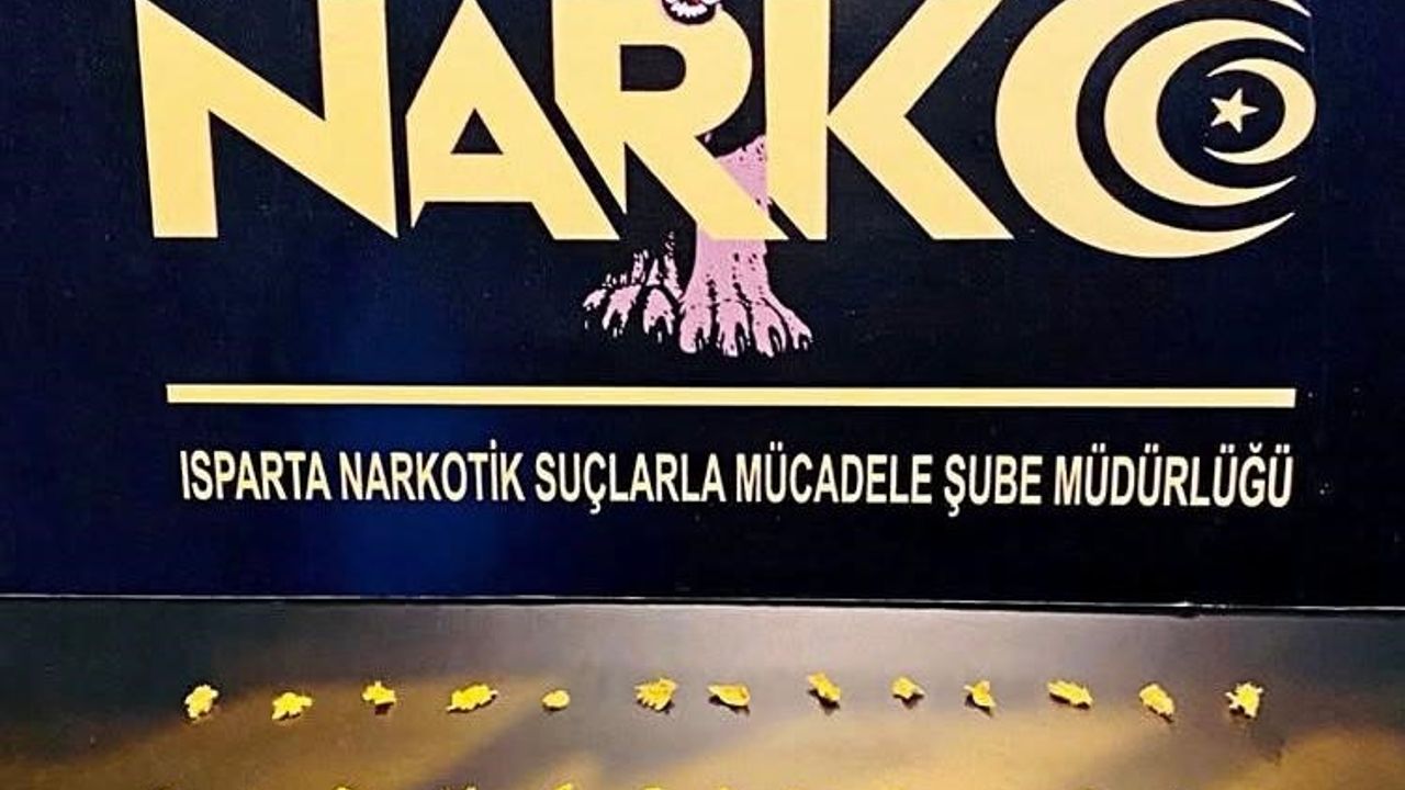 Isparta’da 119 kullanımlık uyuşturucu ele geçirildi: 2 şüpheliye adli işlem