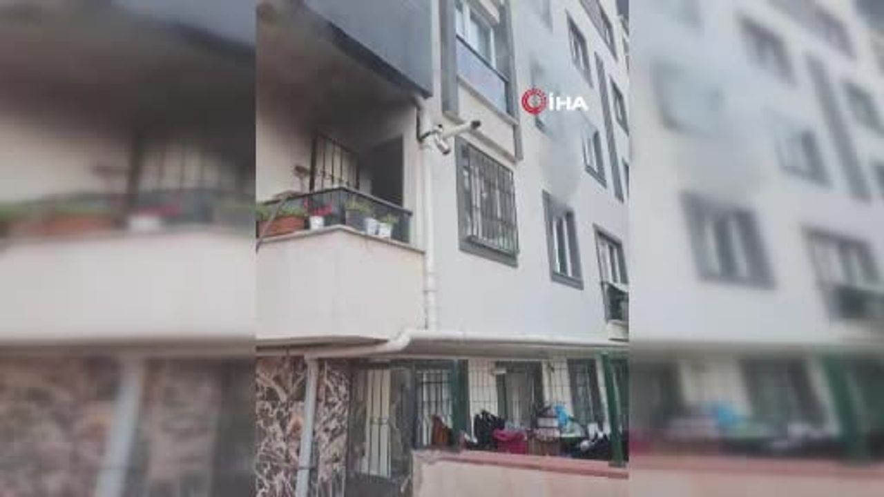 İstanbul Bahçelievler'de 1. Kat Yangını: Daire Kullanılamaz Hale Geldi