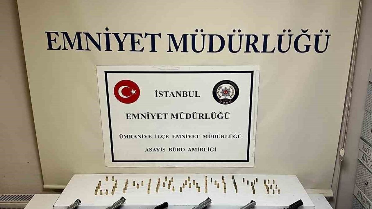 İstanbul’da Yasa Dışı Silah Ticareti Operasyonu: Ümraniye-Ataşehir'de 1 Gözaltı, 11 Tabanca
