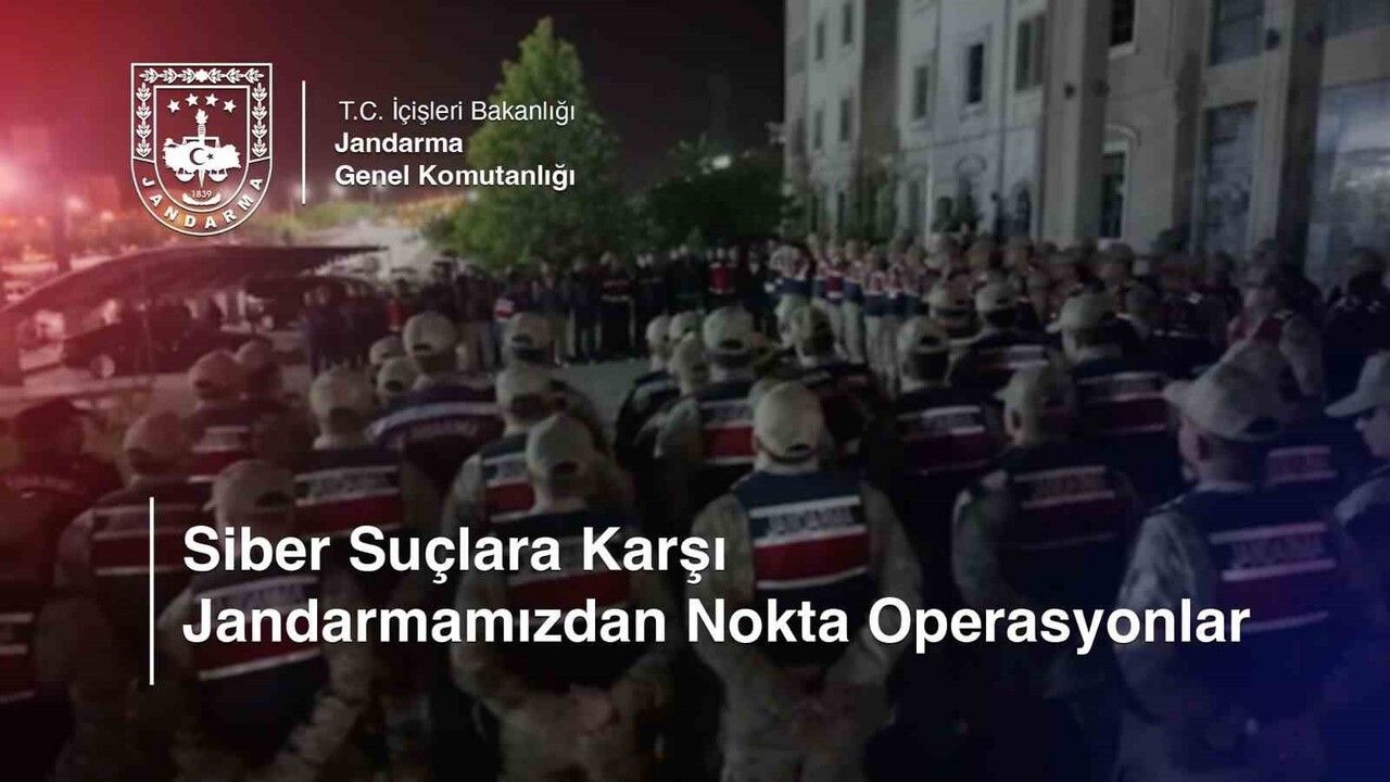 Jandarma 8 İlde Siber Dolandırıcılık Operasyonu: 54 Tutuklu