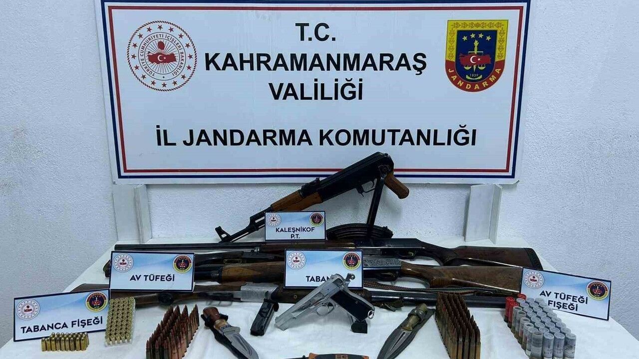 Kahramanmaraş Afşin’de Kalaşnikov Ele Geçirildi: 1 Tutuklama