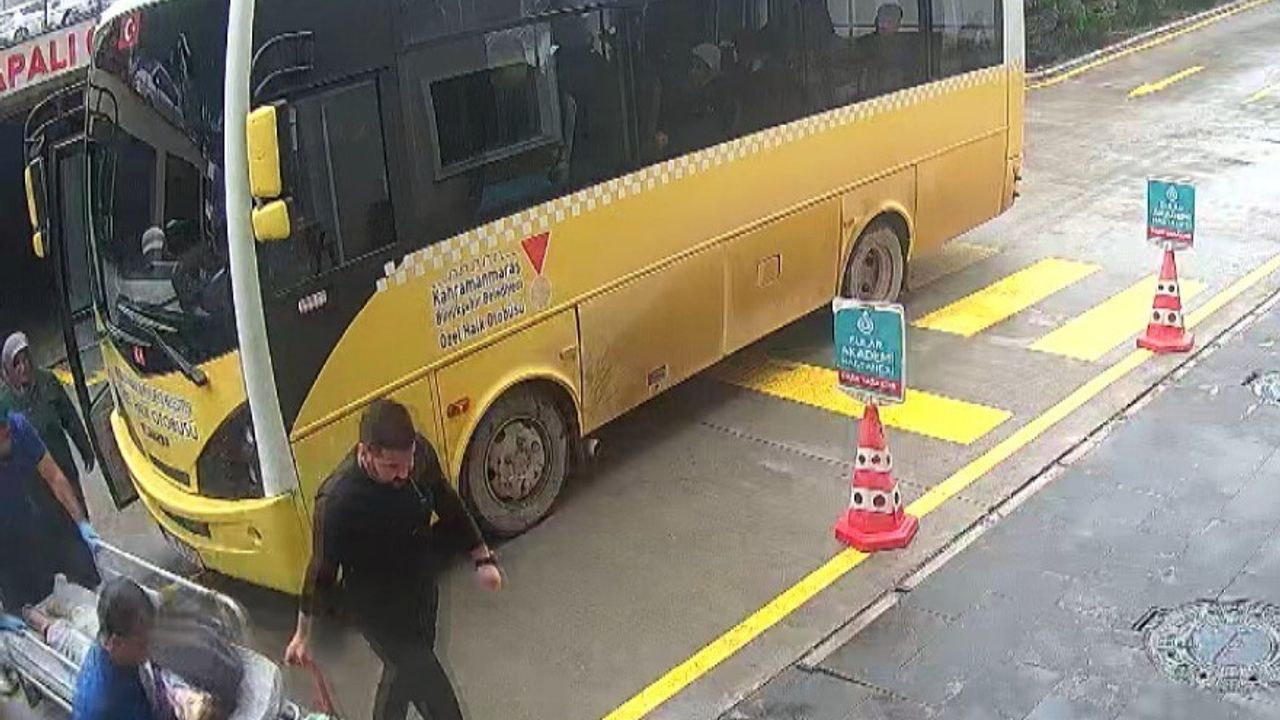 Kahramanmaraş'ta Otobüs Şoförü Bayılan Çocuğu Hızla Hastaneye Yetiştirdi