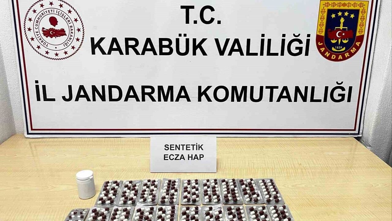 Karabük Safranbolu'da 265 Sentetik Ecza Ele Geçirildi