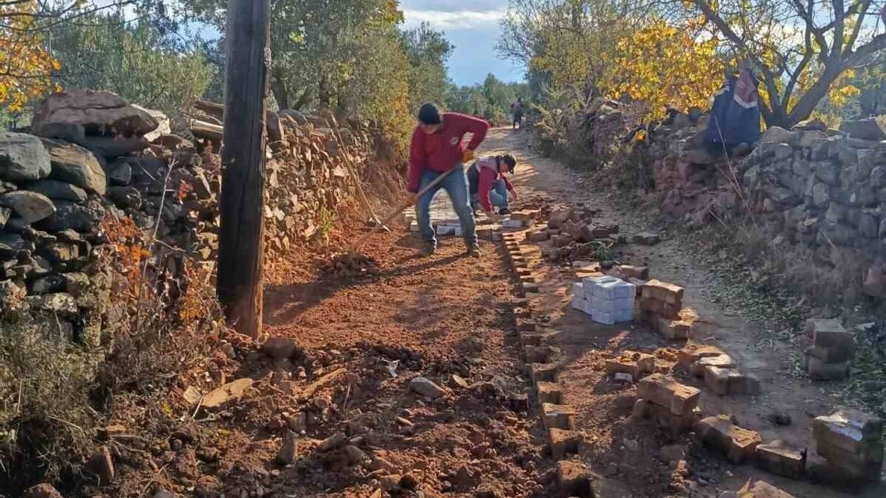 Karacasu Yazır'da Yollar Bakıma Alındı