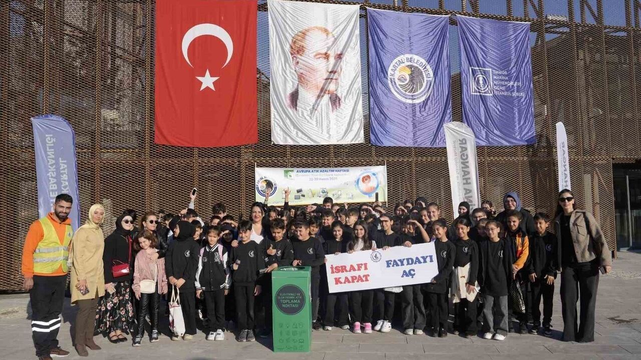 Kartal'da Sıfır Atık ve Atık Pil Kampanyasıyla Çevre Bilinci Artırıldı