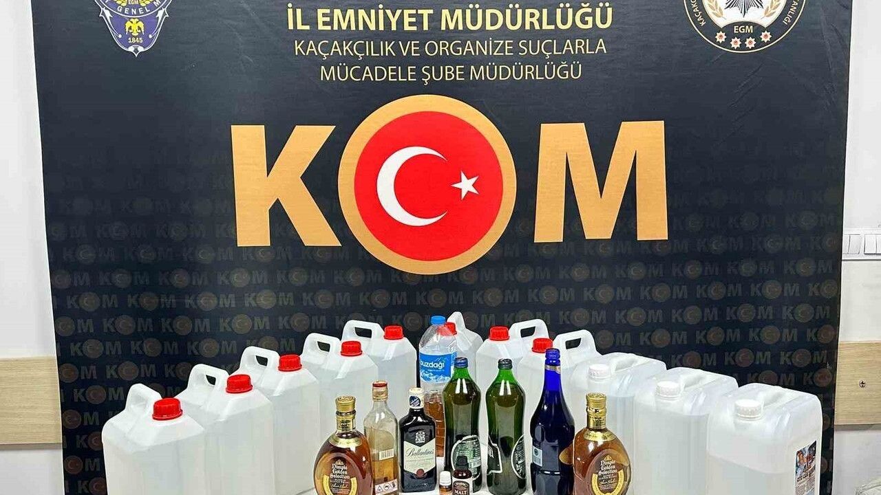 Kastamonu'da Kaçak İçki Operasyonu: 55 Litre Etil Alkol Ele Geçirildi