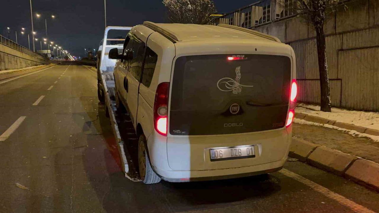 Kayseri'de kaza sonrası sürücü alkol testini reddetti, ehliyete el konuldu