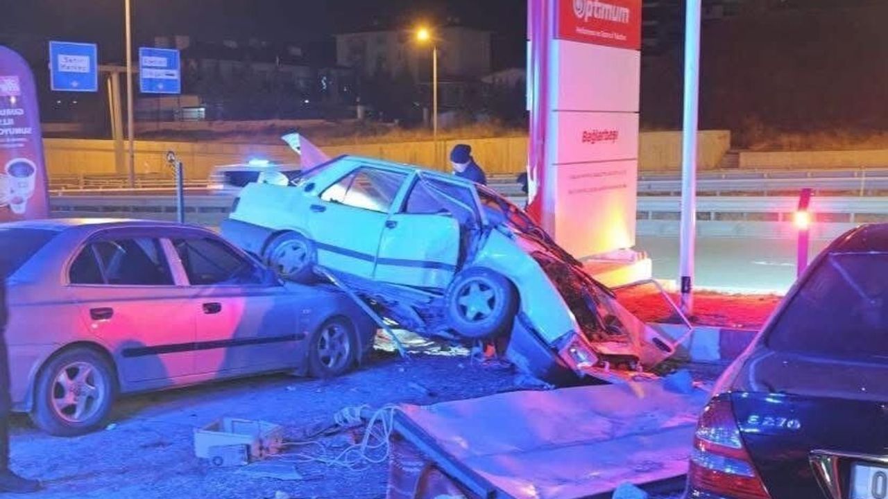 Kırıkkale'de akaryakıt istasyonunda kaza: 1 ölü, 1 ağır yaralı