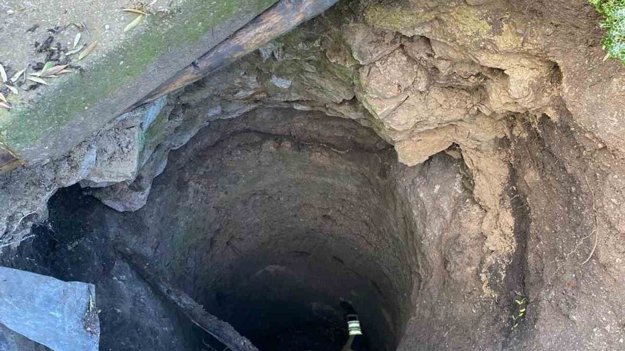 Kırkağaç’ta 5 Metrelik Kuyuya Düşen Köpek İtfaiye Tarafından Kurtarıldı