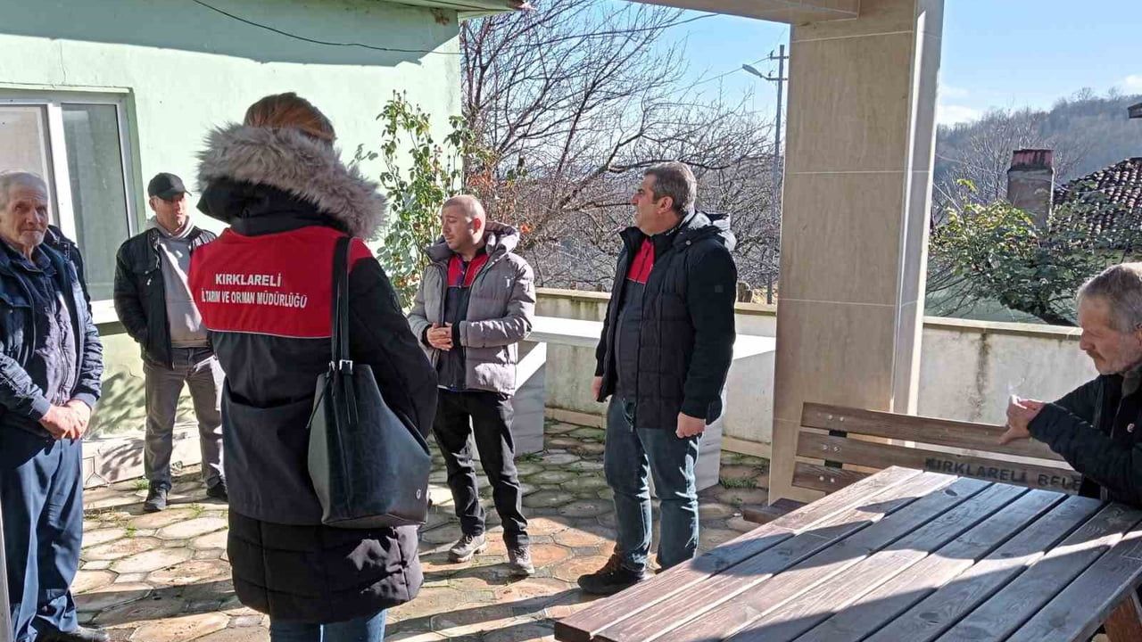 Kırklareli'de çiftçilere aşılama, sulama ve destekleme bilgilendirmesi