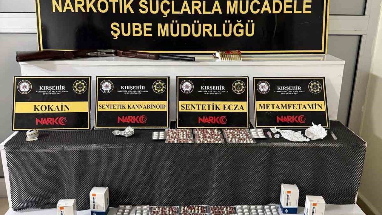 Kırşehir'de Uyuşturucu Operasyonu: 1 Tutuklama, Çok Sayıda Madde Ele Geçirildi