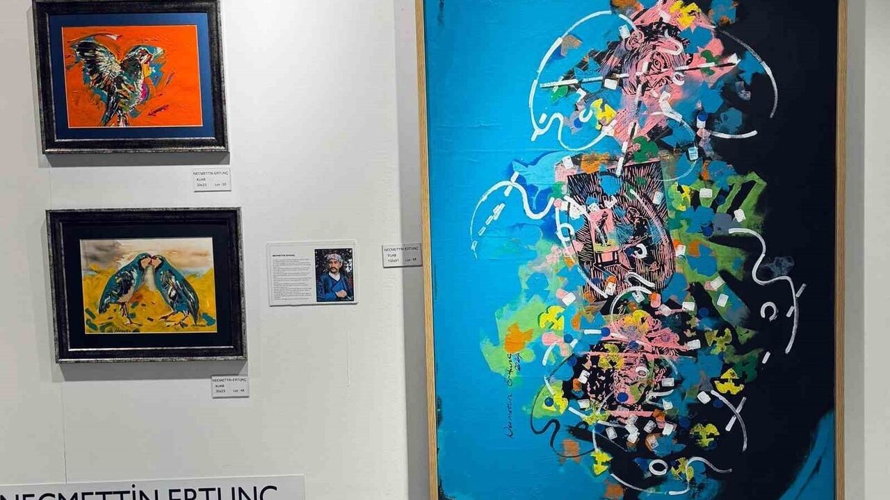KMÜ'lü Necmettin Ertunç'un 'Keklik Serisi' IAAF İstanbul Sanat Fuarı'nda
