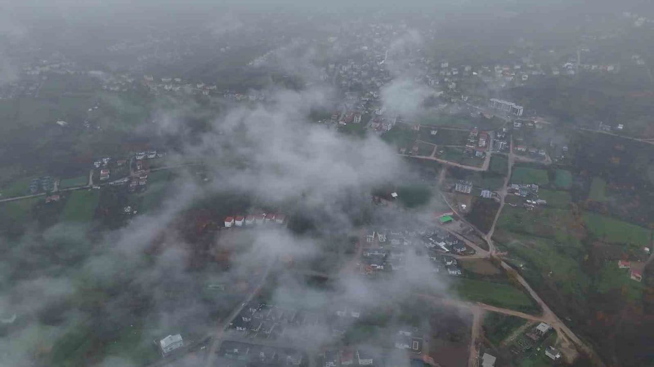 Kocaeli'de Kartpostallık Sis Manzaraları