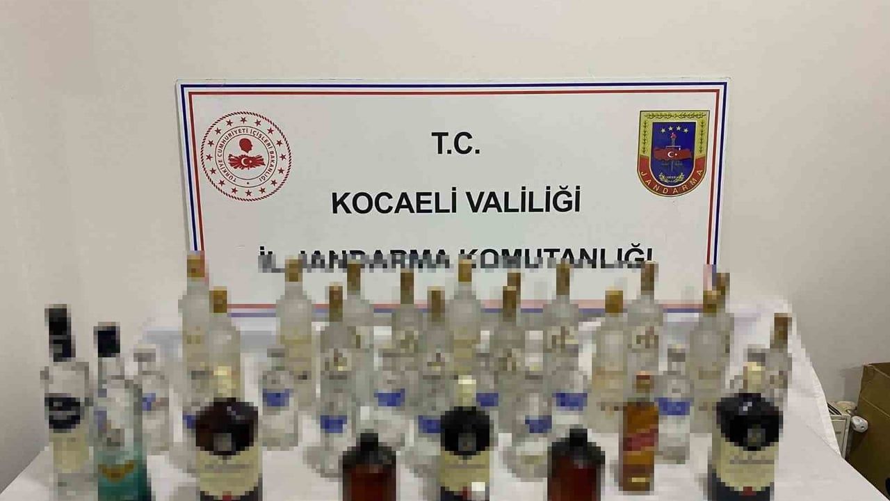 Kocaeli'de Yılbaşı Öncesi Darbe: 3 milyon 750 bin TL Değerinde Sahte Alkol ve 2.600 Ürün Ele Geçirildi