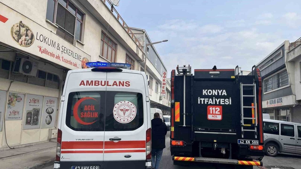 Konya Karatay'da Şeker İmalathanesinde Kazan Dairesi Yangını