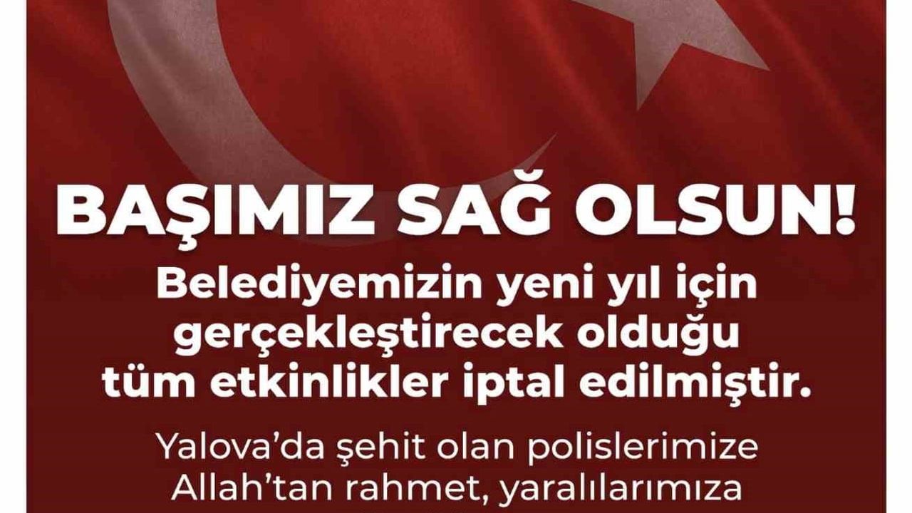 Kuşadası Belediyesi, Yalova’daki Şehitler Nedeniyle Yeni Yıl Etkinliklerini İptal Etti