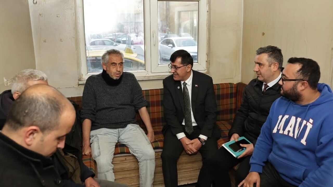 Kütahya'da Başkan Kahveci Taksi Esnafıyla Buluştu