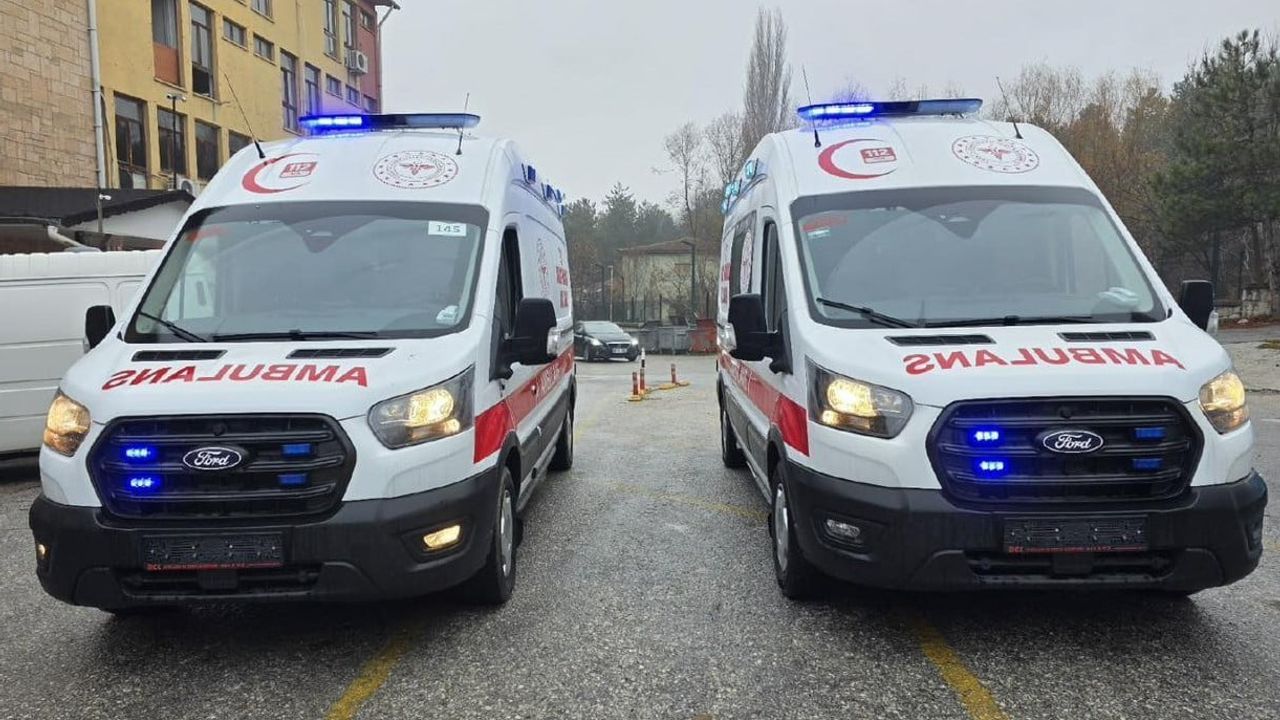 Kütahya'ya 2 Yeni 112 Acil Sağlık Ambulansı Tahsis Edildi