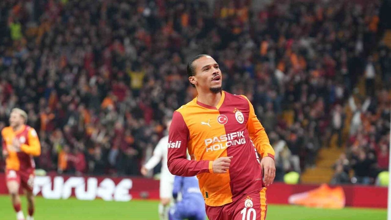 Leroy Sane, Galatasaray formasıyla Trendyol Süper Lig'de 5. golünü attı