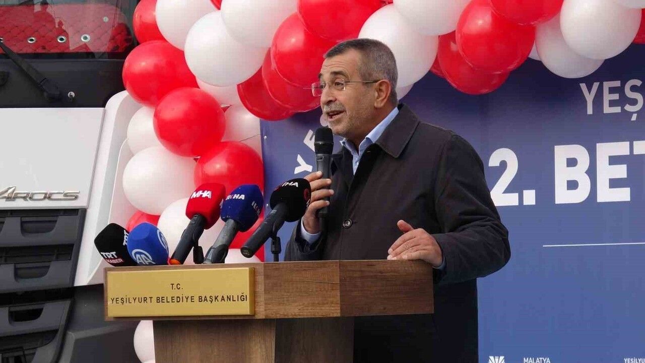 Malatya'da 70 milyon TL'lik ikinci beton santrali hizmete açıldı