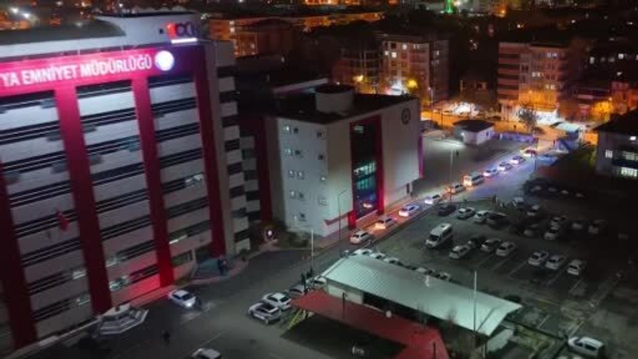 Malatya'da Huzur ve Güven Uygulaması: 444 Polis Görevde