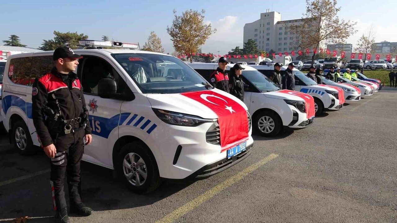 Malatya'nın güvenlik filosu güçlendi: 67 yeni araç hizmete alındı