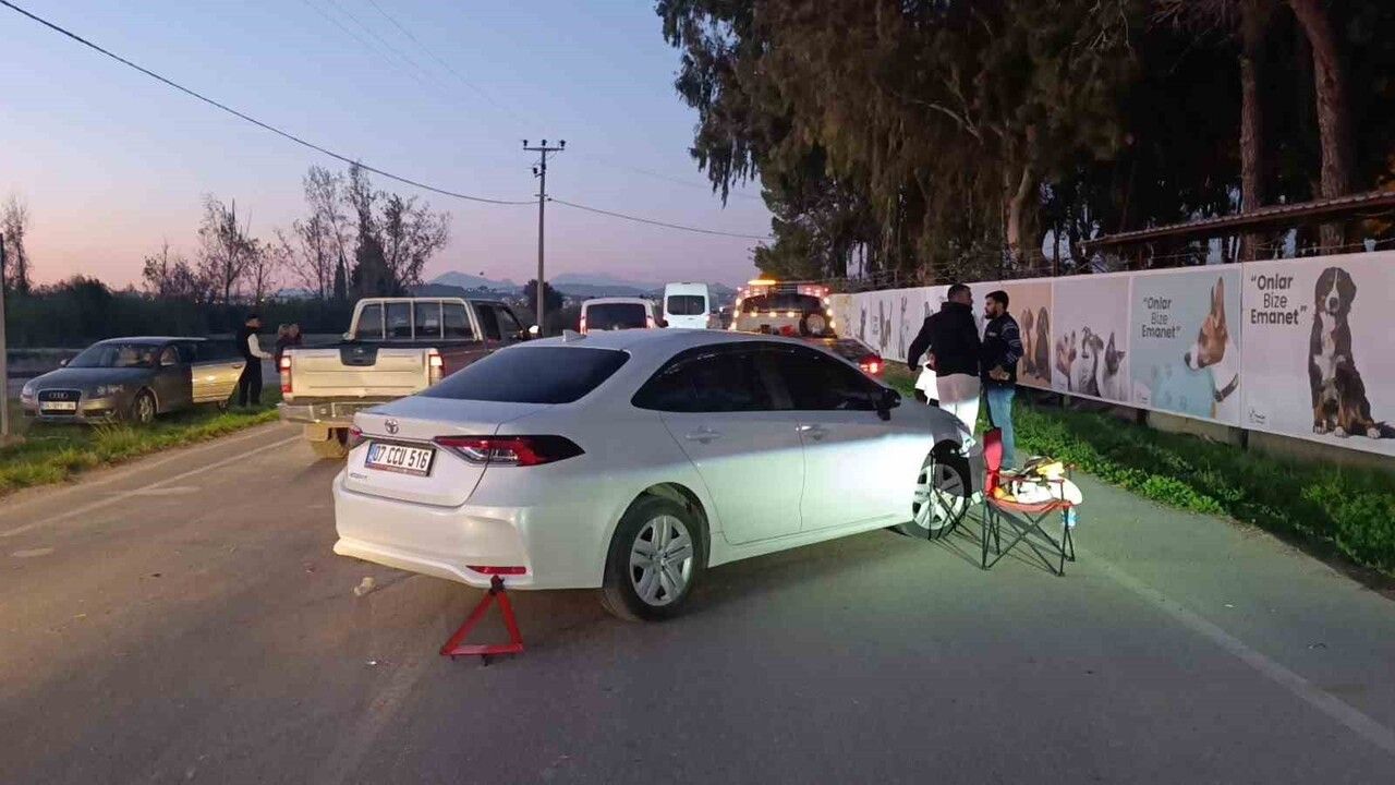 Manavgat'ta Trafik Kazası: Otomobil Aydınlatma Direğine Çarptı — 1 Yaralı