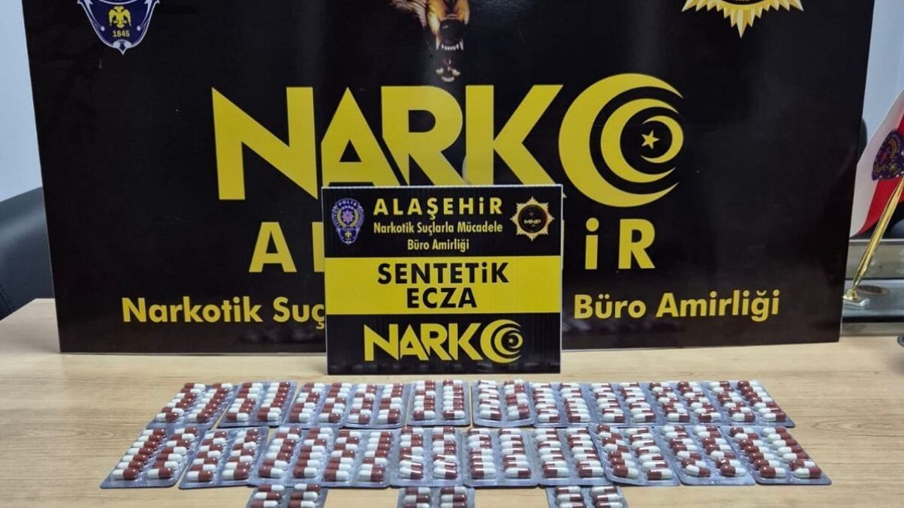 Manisa Alaşehir’de Uyuşturucu Operasyonu: 240 Sentetik Ecza, 1 Tutuklama